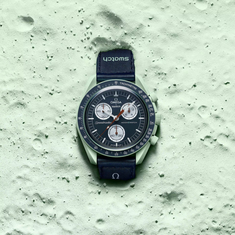 Swatch x Omega Bioceramic Moonswatch Mission to Earth SO33G100