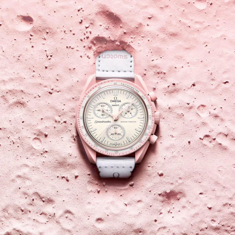 Swatch x Omega Bioceramic Moonswatch Mission to Venus SO33P100 שעון אומגה בשיתוף פעולה עם סווטש