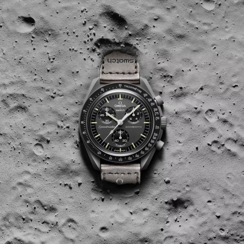 Swatch x Omega Bioceramic Moonswatch Mission to Mercury SO33A100 שעון אומגה בשיתוף פעולה עם סווטש