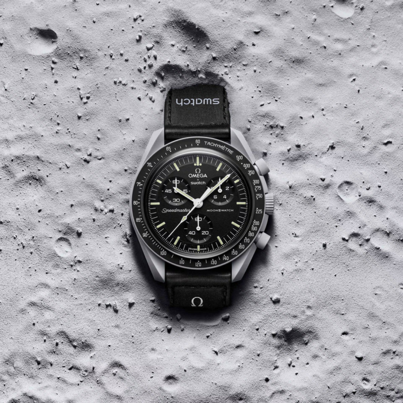 OMEGA X SWATCH MISSION TO THE MOON SO33M100 שעון אומגה בשיתוף פעולה עם סווטש